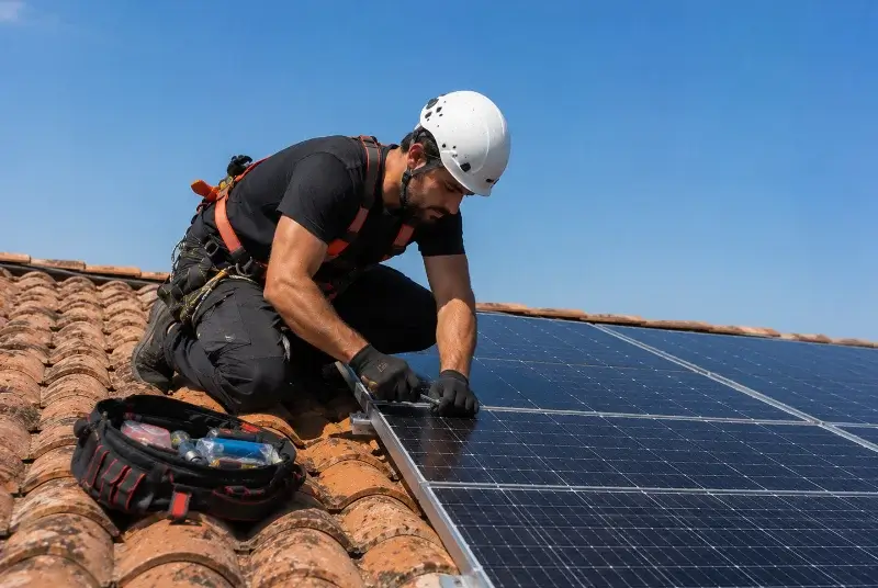Maintenance et monitoring de panneaux solaires à Fanjeaux