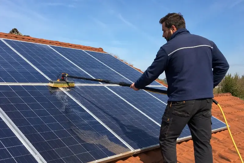 Nettoyage et entretien de panneaux solaires à Fanjeaux